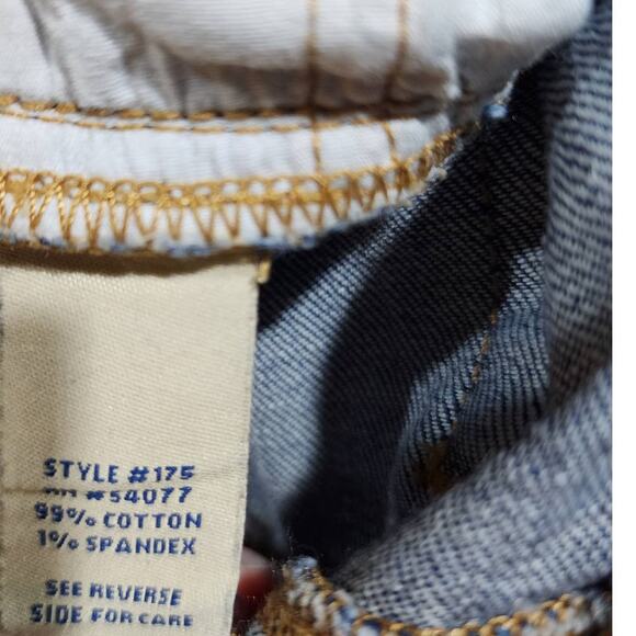 Cabi Jeans Straight Leg Size 8 Dark Indigo Wash Stretchy - Picture 6 of 9